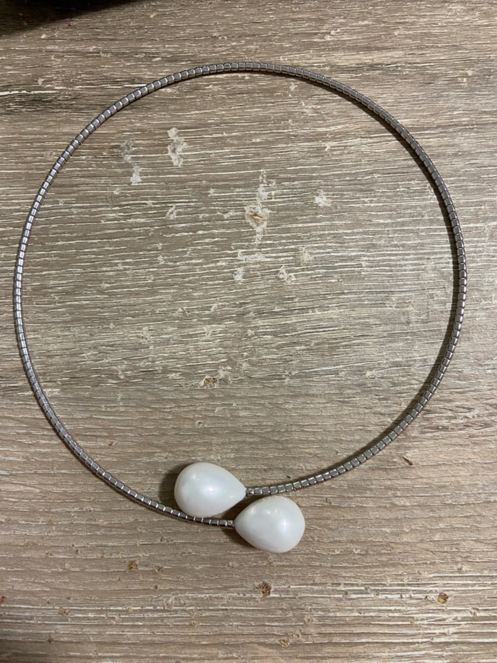 Pearl-Accent Silver Hair Headband